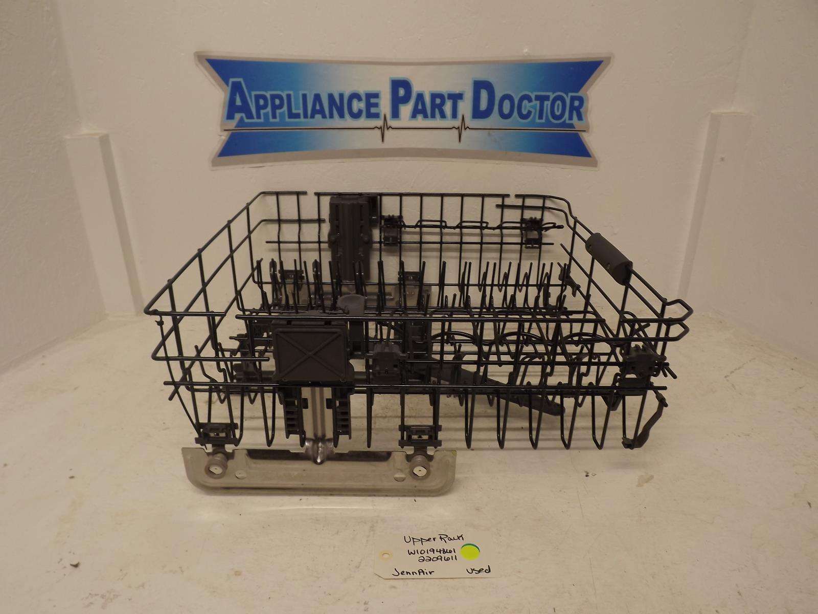JennAir Dishwasher W10194861 2209611 Upper Rack Used JennAir Dishwasher W10194861 2209611 Upper Rack Used